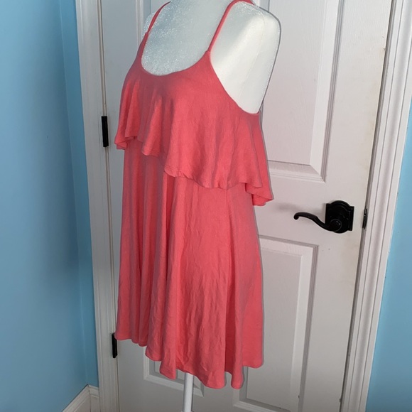 Free People Beach Flowy Layered Cross-Back Dress - Picture 3 of 4